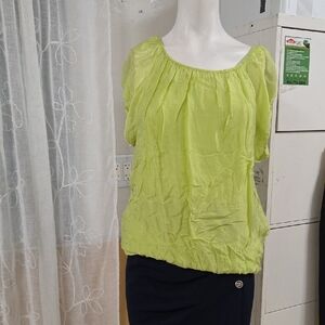 Chic Lime Blouse for Women
